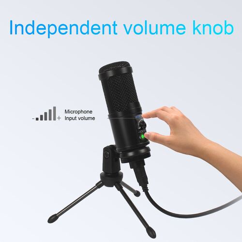 USB Microphone for PC Condenser Mic Vocals Recording Studio