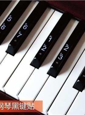 88 key piano transparent sticker 61 keyM keyboard keyboard