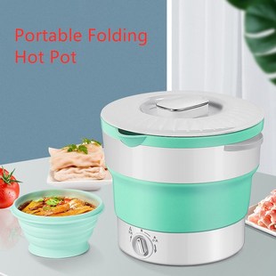 Skillet-Kettle Electric-Cooker Food-Container Hot-Pot Foldin