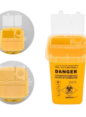 1L Pro Tattoo Supplies Container For Disposable Sharps Need