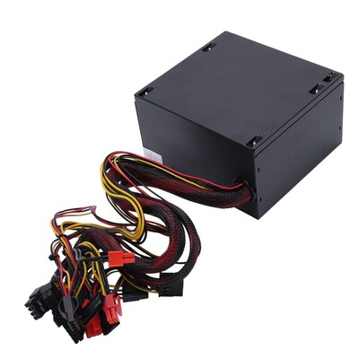 170-260V Max 600W Power Supply Psu Pfc Silent Fan 24Pin 12V