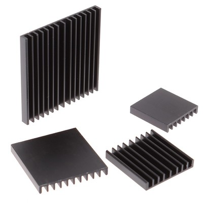 1PC 2.5/3/3.5/5CM Aluminum Heatsink Ultra-thin CPU Electroni