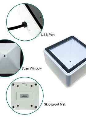 Flushbonading bar code reader 2D USB Cable with SDK Embedded