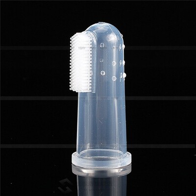 New Silicone Baby Infant Deciduous Tooth Brush Kids Finger T