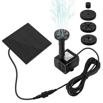 Solar Power Fountain Pump Water Pump for Outdoor Garden Pon