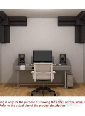 ABSF 4 Pcs Acoustic Panels Soundproofing Foam Sound Absorbin