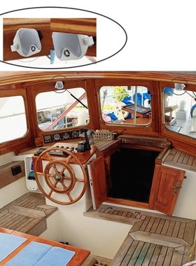 2Pairs 4 inch Marine Waterproof Speakers Boat Outdoor Speake