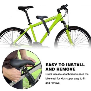 Kids Bicycle Seat Front Mounted Comfortable Mountain Bike Se