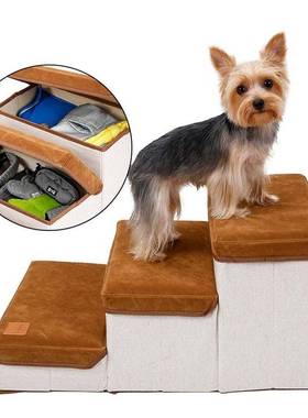 Pet-Ramp-Ladder Dog Bed Puppies Pet-Steps Stairs Foldable In
