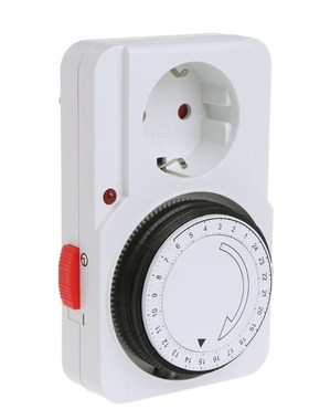 24 Hour Mechanical Electrical Plug Program Timer Power Switc