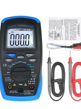 Digital Multimeter Professional Tester TRMS 6000 Counts LCD