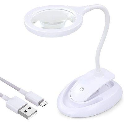 Magnifying Glass With Light 5X 10X Magnifying Lamp With