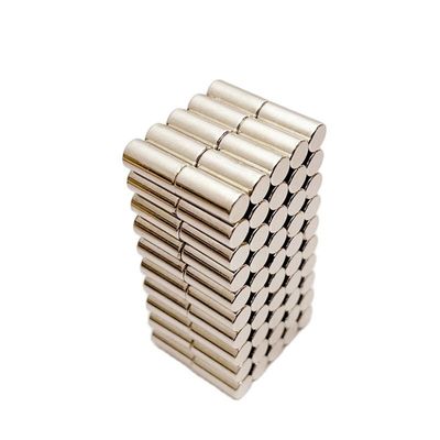 50Pcs Dia4x8mm Neodymium Magnet N46H Super Strong Rod NdFeB