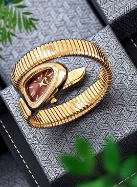 MISSFOX Women's Watches Snake Shape Luxury Wrist Watch F