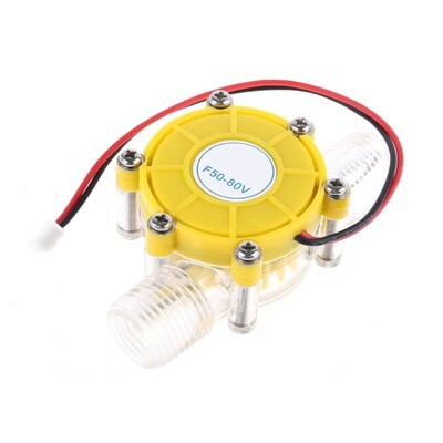 DC 5V/12V/80V 10W Water Flow Pump Mini  Turbine Flow Conver
