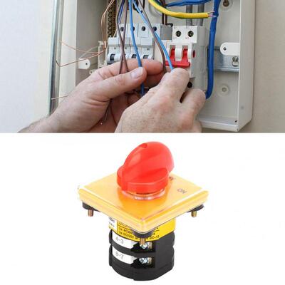 AC 380V 25A 2-Position Rotary Changeover Switch JYW25-25/2 D