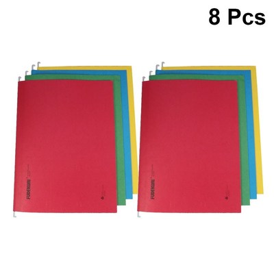8Pcs Portable Suspension File Folder Hanging File Holder Pap