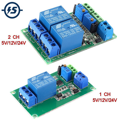 5V/12V/24V 1CH/ 2CH LM393 Voltage Comparator Module for Prec