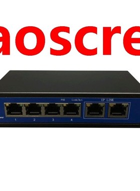 4+2 6-Port Non-Standard 24V POE Switch 70W Built-In Power Su