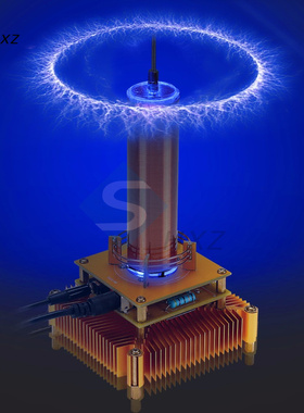 US/EU DC8-32V Music Tesla Coil Arc Plasma Loudspeaker Transm