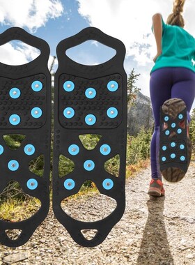 Shoe-Crampons Snow-Grips 11-Spikes Anti-Slip Cleats Over-Sho