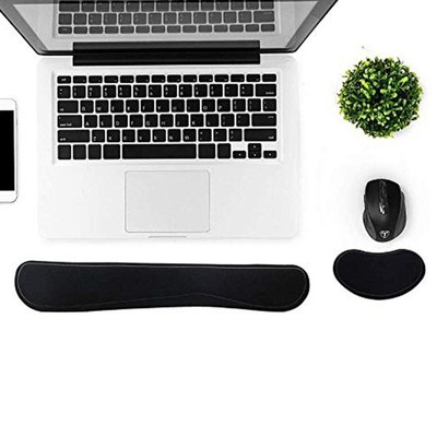 Wear-resistant Memory Foam Keyboard Mouse Pad Set Ergonomic