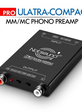 Nobsound HiFi Ultra Compact MM MC Phono Turntable Preamp Mi