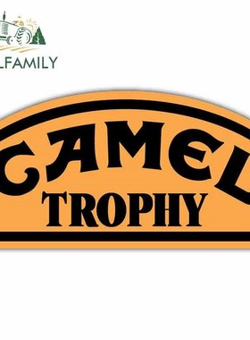 EARLFAMILY Car Sticker Camel Trophy Decal Vinyl Rearview Mi