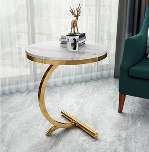 Luxury Marble Sofa Side Table Corner Table Living Room Sofa
