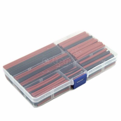 150pcs 21 Polyolefin Heat Shrink Tubing Tube Sleeving Wrap