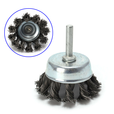 2'' Metal Wire Wheel Cup Brush Crimped With 1/4&
