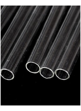 10pcs Transparent Glass Tubes Long Thick Wall Test Tube 10*1