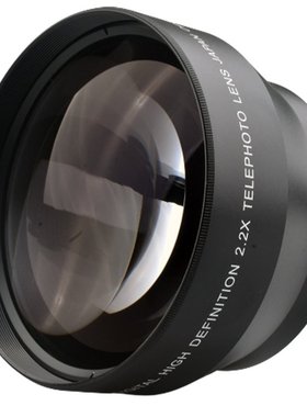 Optics 2.2x Teleconverter Lens Filter Adapter Optical Glass