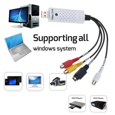Kebidu SB 2.0 to RCA usb adapter converter Audio Video Captu