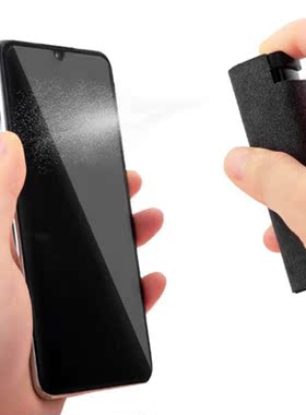 2 In 1 Portable Phone Screen Cleaner Microfiber Cloth Set Cl