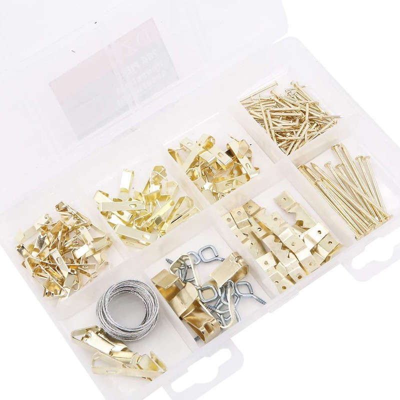 200pcs Wall Mounting Nails Wires Multifunction Sawtooth Heav