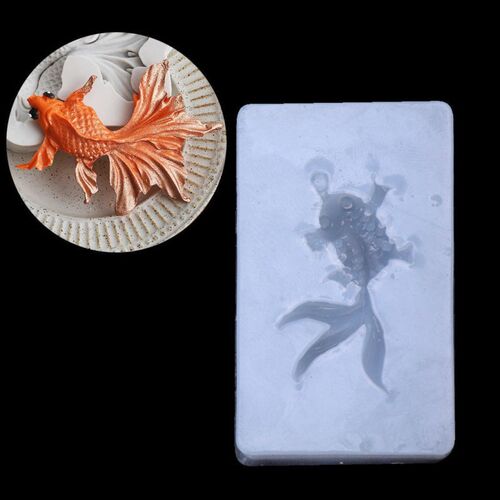 New Silicone 3D Goldfish Angel Octopus Esc Pendant Liquid Mo