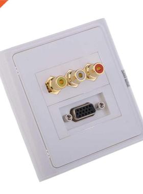 3RC VG udio Video Wll Fce Plte Pnel