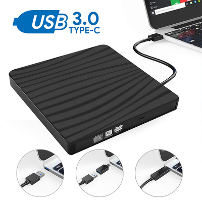 USB 3.0 External DVD RW CD Writer Drive Burner Drive-free Di
