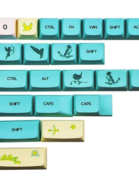 dye Subbed PBT Keycap 130 Keys XDA Profile Keycaps For MX Sw