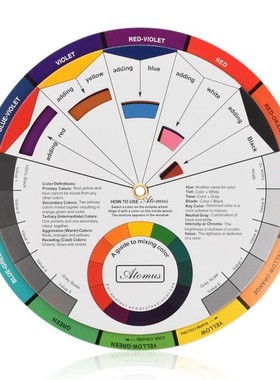 360° Rotates Tattoo Mixing Twelve Color Wheel  Professio