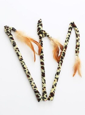 1PC Cat Interactive Toy Cat Teaser Colorful Leopard Pattern