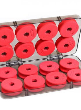 16pcs Foam Spools Line Box Winding Board Fishing Line Shaft