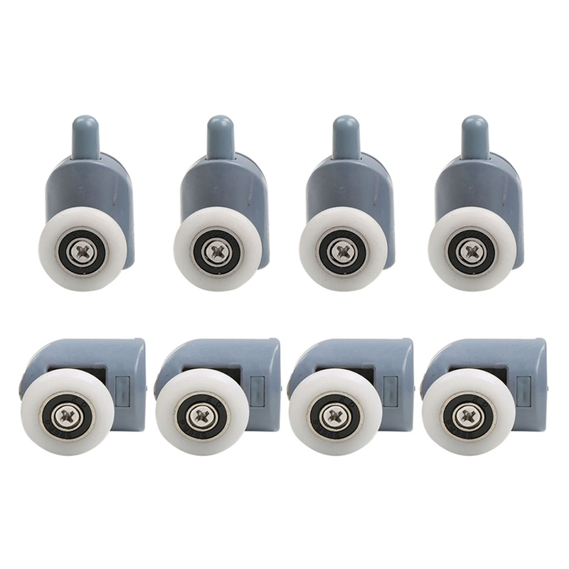 8PCS Up and down Single Wheel Nylon Bouncing Wheel Bathroom