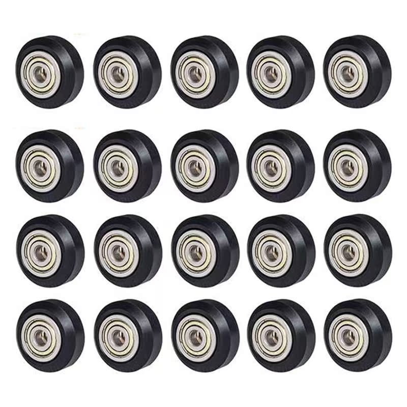 20 Pcs 3D Printer Parts POM Pulley Wheel 625Zz Idler Pulley