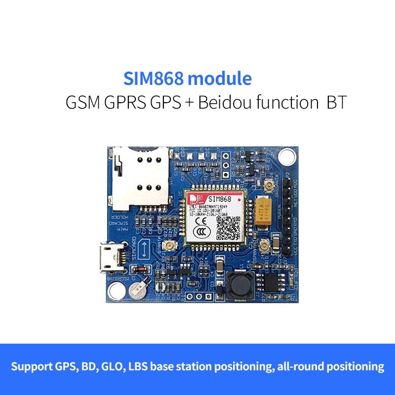SIM868 GSM GPRS GPS Bluetooth Cellular Module Mini SIM868 Bo