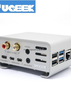 Aoide GEEK DAC II Hifi Sound d+Alunium Case kit Raspbe