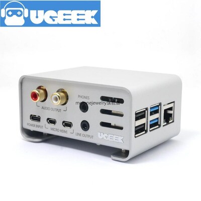 Aoide GEEK DAC II Hifi Sound d+Alunium Case kit Raspbe