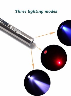 3 in1 red lazer pointer SB rechargeable flashlight rechargea