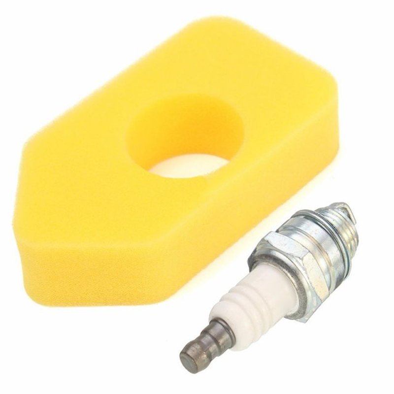 Lawn Mower Air Filter & Spark Plug Replacement Fits For